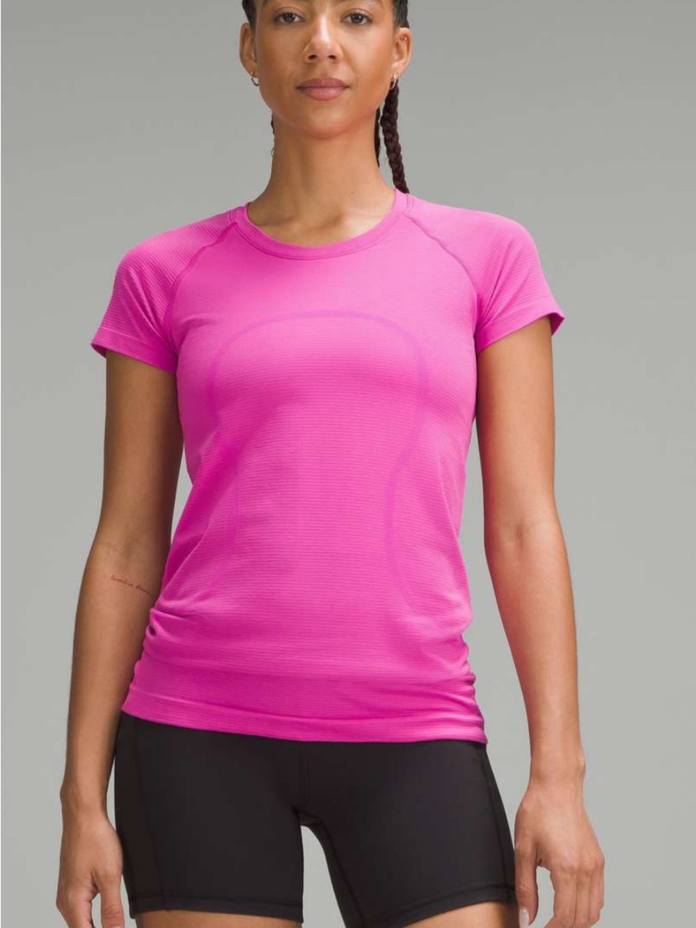 Lululemon Short-Sleeve Swiftly Tech 2.0 Performance Tee in Hot Pink-10